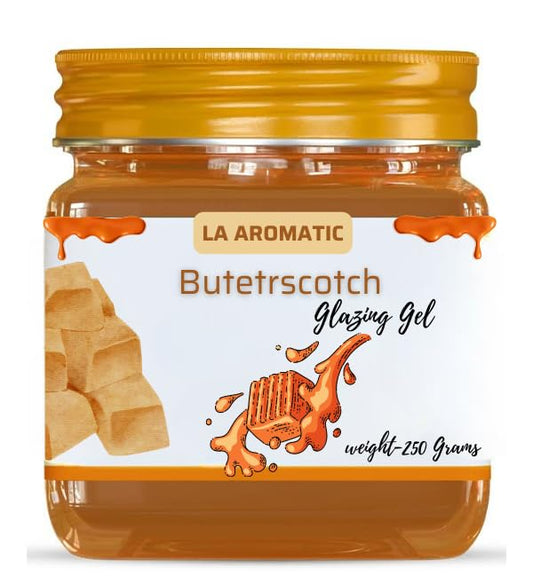 La Aromatic Premium Butterscotch Flavour Glazing Gel-250 Grams