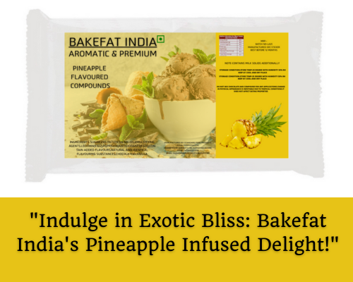Bakefat India Pineapple Flavoured Chocolate Compound-500 Grams