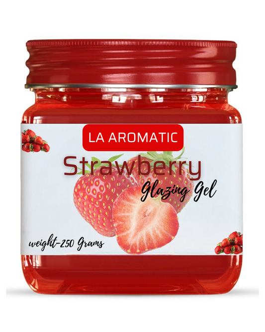 La Aromatic Strawberry Flavour Glazing Gel-250 Grams