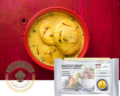 Bakefat India Rasmalai Flavoured Compound-500 Grams