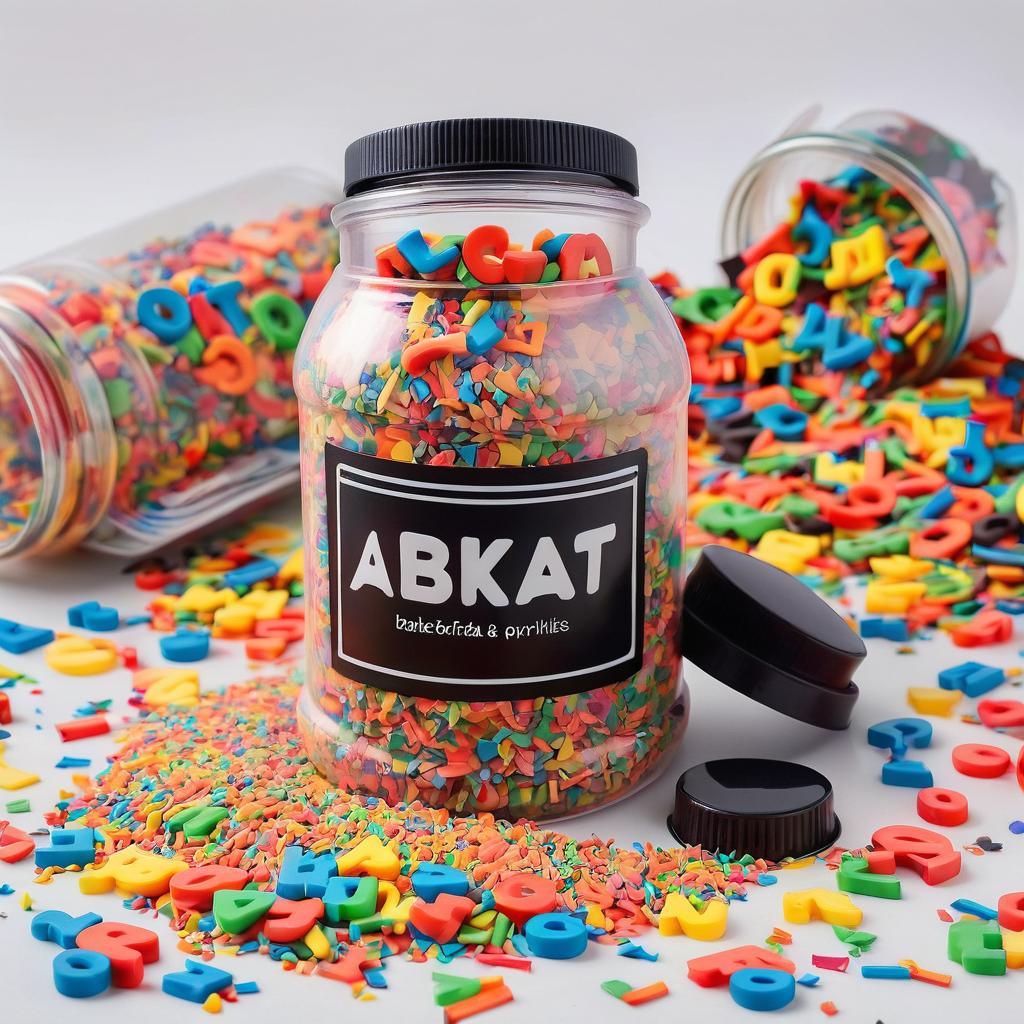 Bakefat India Alphabet Shape Cake decorating Edible Sprinkles-100 Grams